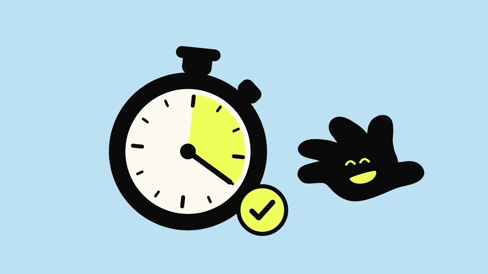 Laptop showing a client approval form with a checkmark, next to a calendar with a marked deadline and a sticky note.
