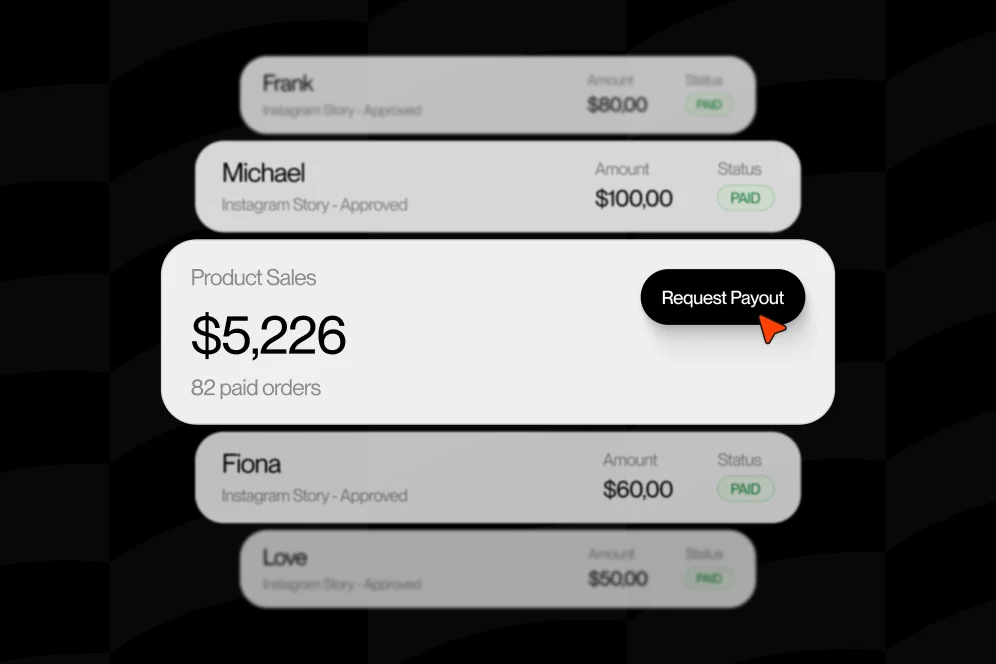 A creator sitting at a desk using a streamlined digital dashboard to organize multiple brand deal inquiries efficiently.