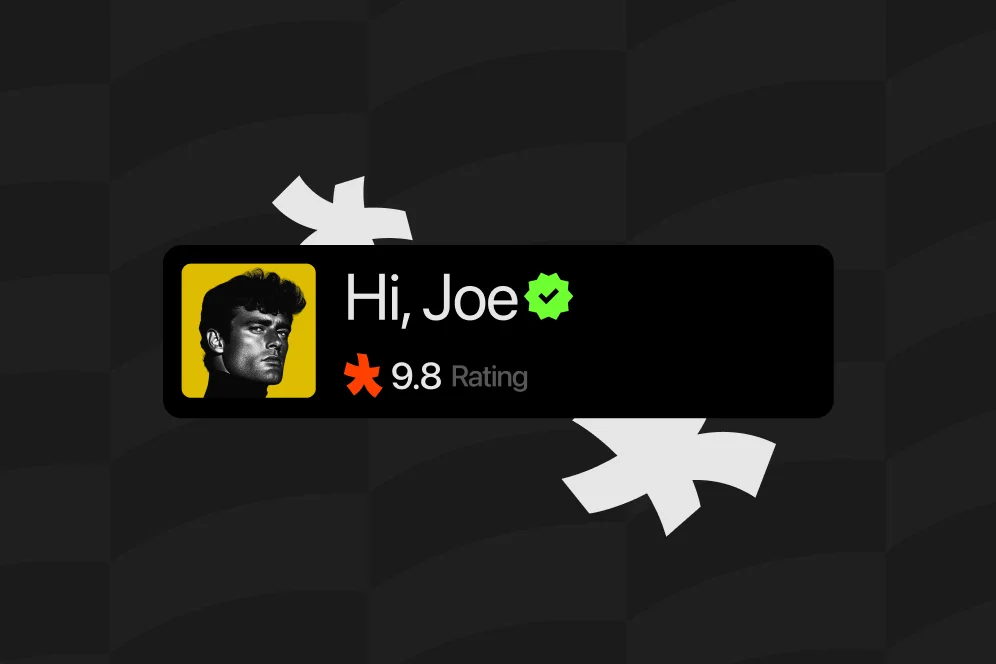 A sleek, glowing digital interface displaying a short, verified username as a high-value asset in a futuristic grid.