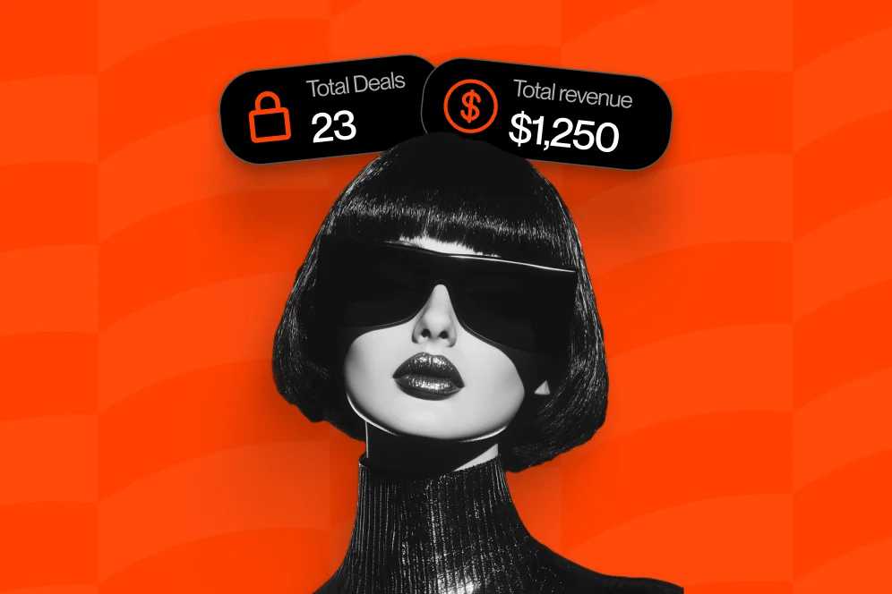 A funnel diagram illustrating the transition from audience curiosity to purchase intent for digital products.