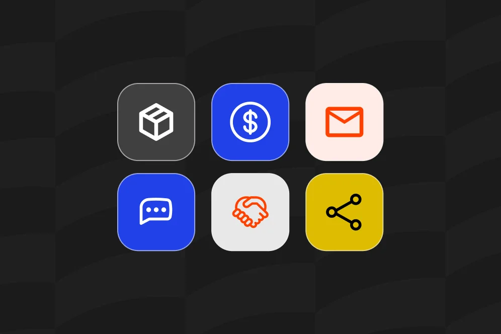 A cluttered list of links transforming into a structured, conversion-focused navigation menu on a mobile screen.
