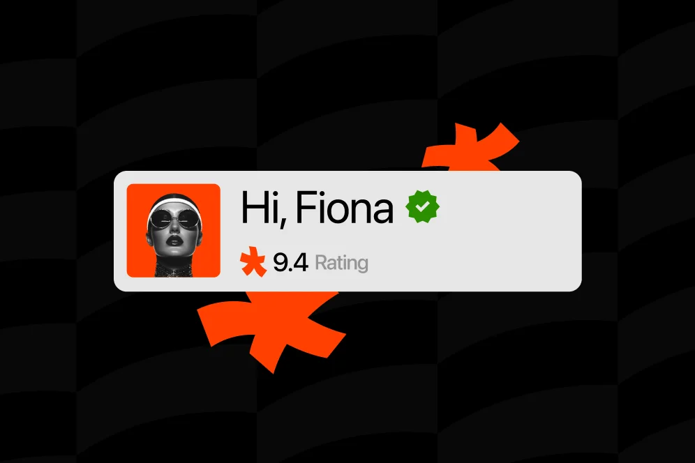 A polished professional profile icon featuring a verification badge, symbolizing authority and trust in a digital space.