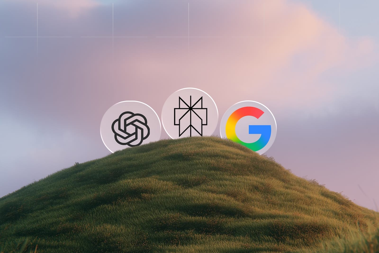 Systems diagram showing interconnected technical, editorial, and measurement elements for AI-trusted content.