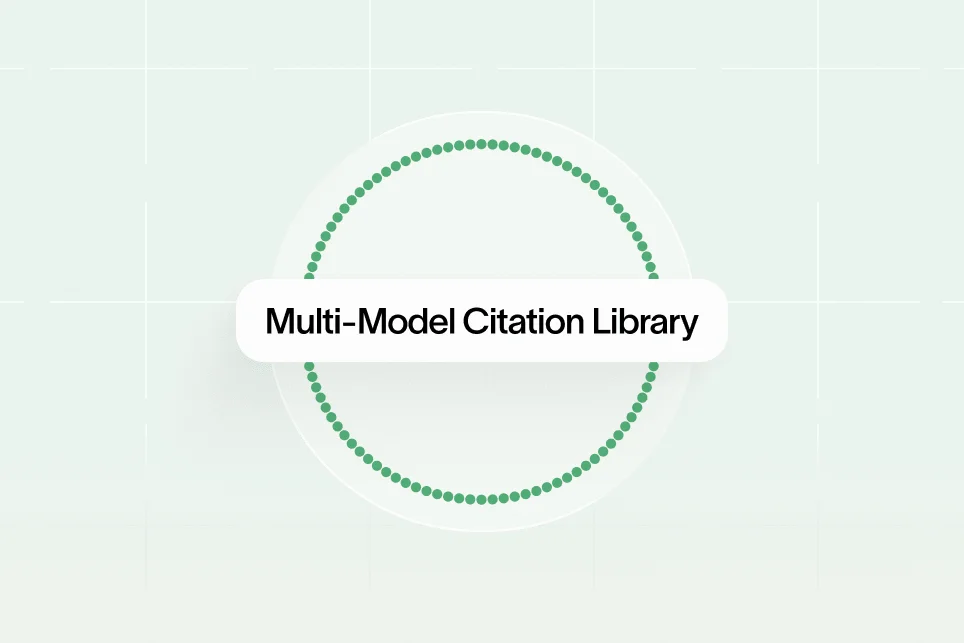 A digital interface showing scattered brand documents being organized into a single, structured AI context library.