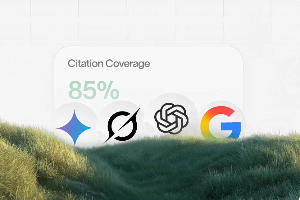 Broken graph showing declining traffic ROI; AI citation icon rising.