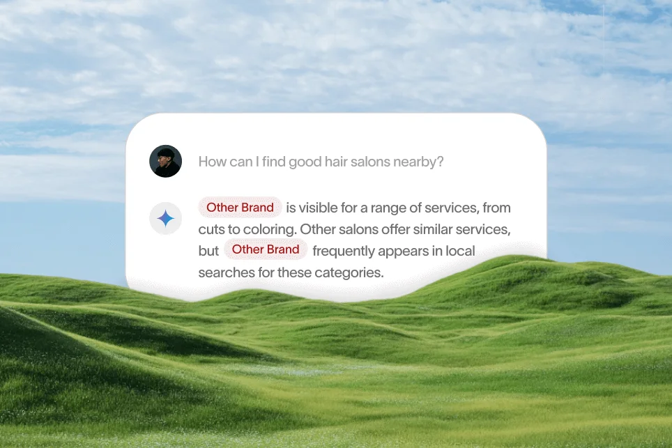 A funnel with content pieces disappearing from AI search results, highlighting wasted budget.