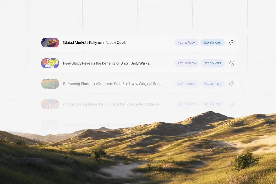 AI extracting a verified data point from a clean, structured webpage.